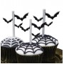 Halloween Bat Cupcake Toppers x10